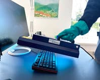 UV Disinfection on a Keyboard_EFSEN UV & EB TECHNOLOGY