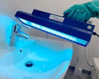 UV Disninfection on a sink_EFSEN UV & EB TECHNOLOGY
